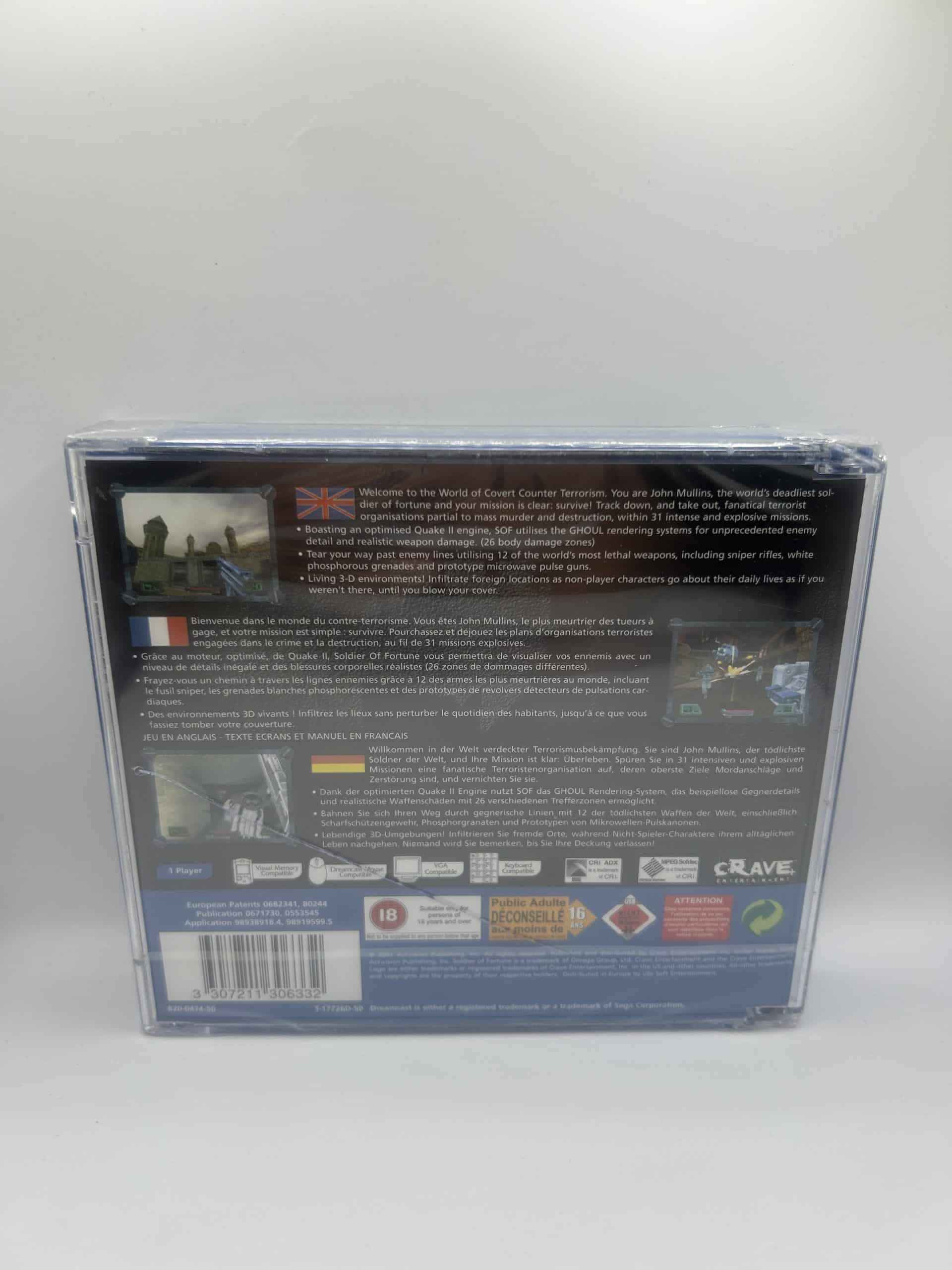 Soldier of Fortune - gesealed – Dreamcast