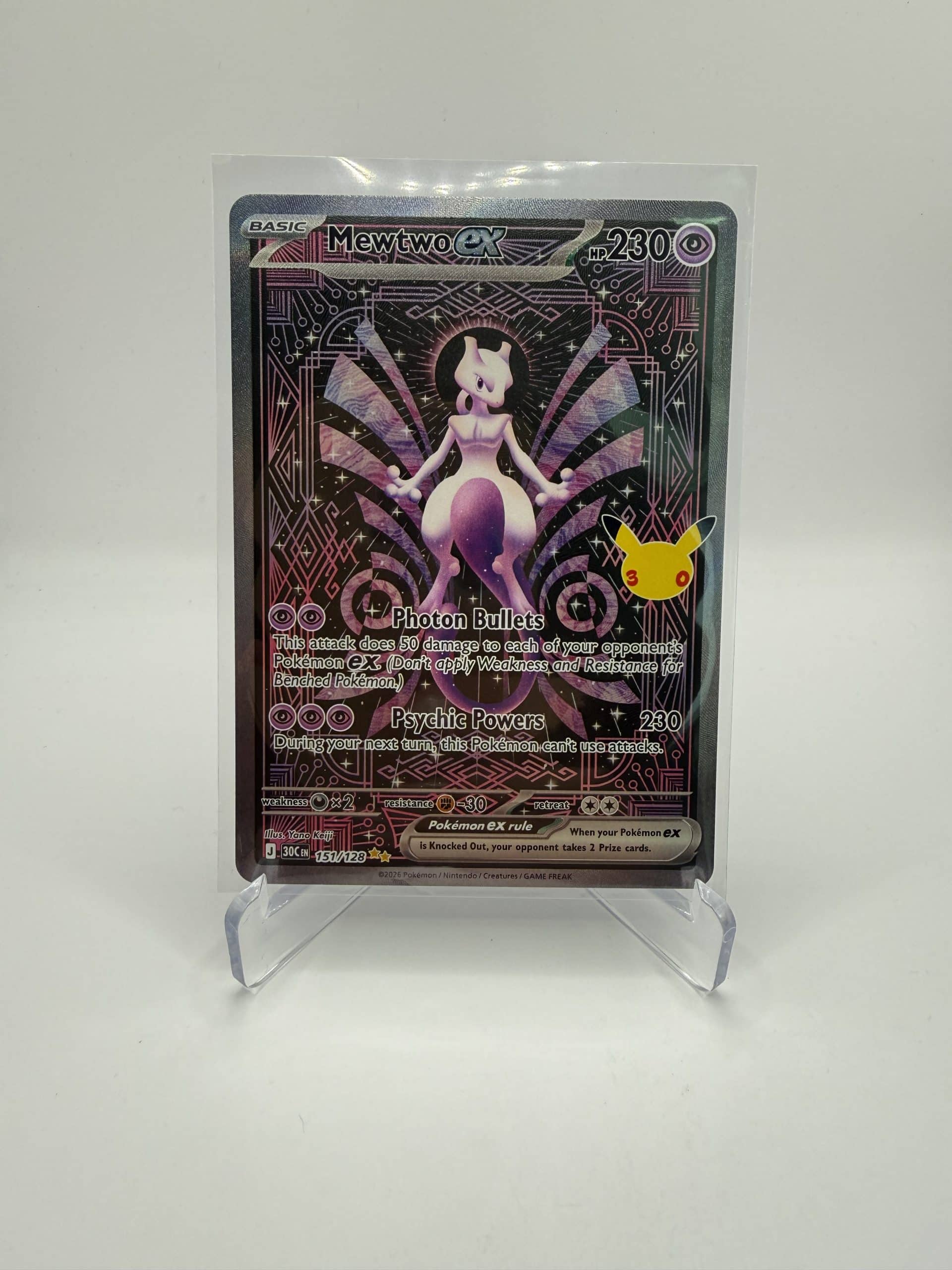 Mewtwo ex 151/128 – 30th Celebration