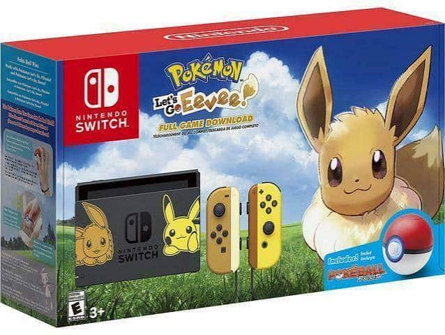 Nintendo Switch Console – Pokémon Let's Go, Eevee! Edition