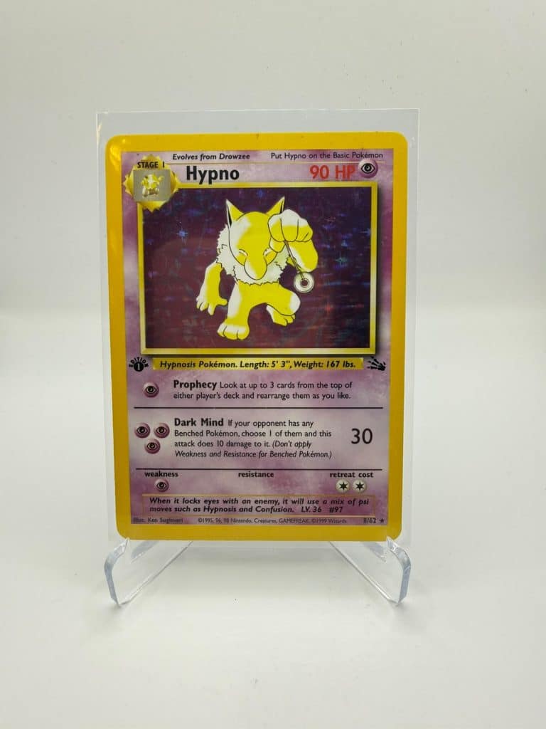 Hypno 8/62 Holo 1st Edition – Fossil – 1999 – GD