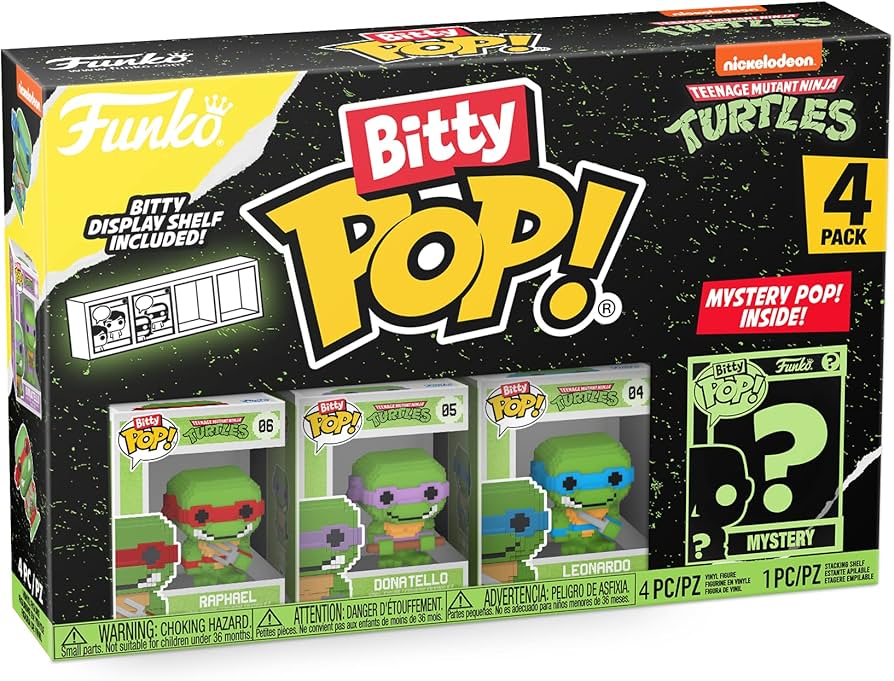 Funko Bitty Pop! Teenage Mutant Ninja Turtles 4 Pack